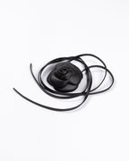 Flor Confidence Couro Preto WOOW