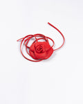 Flor Confidence Couro Vermelho WOOW