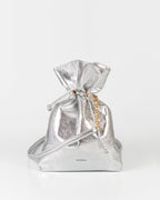 Bolsa Média Rafa Couro Silver WOOW