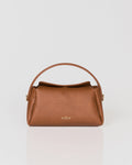 Bolsa Média Clarice em Couro Tan WOOW