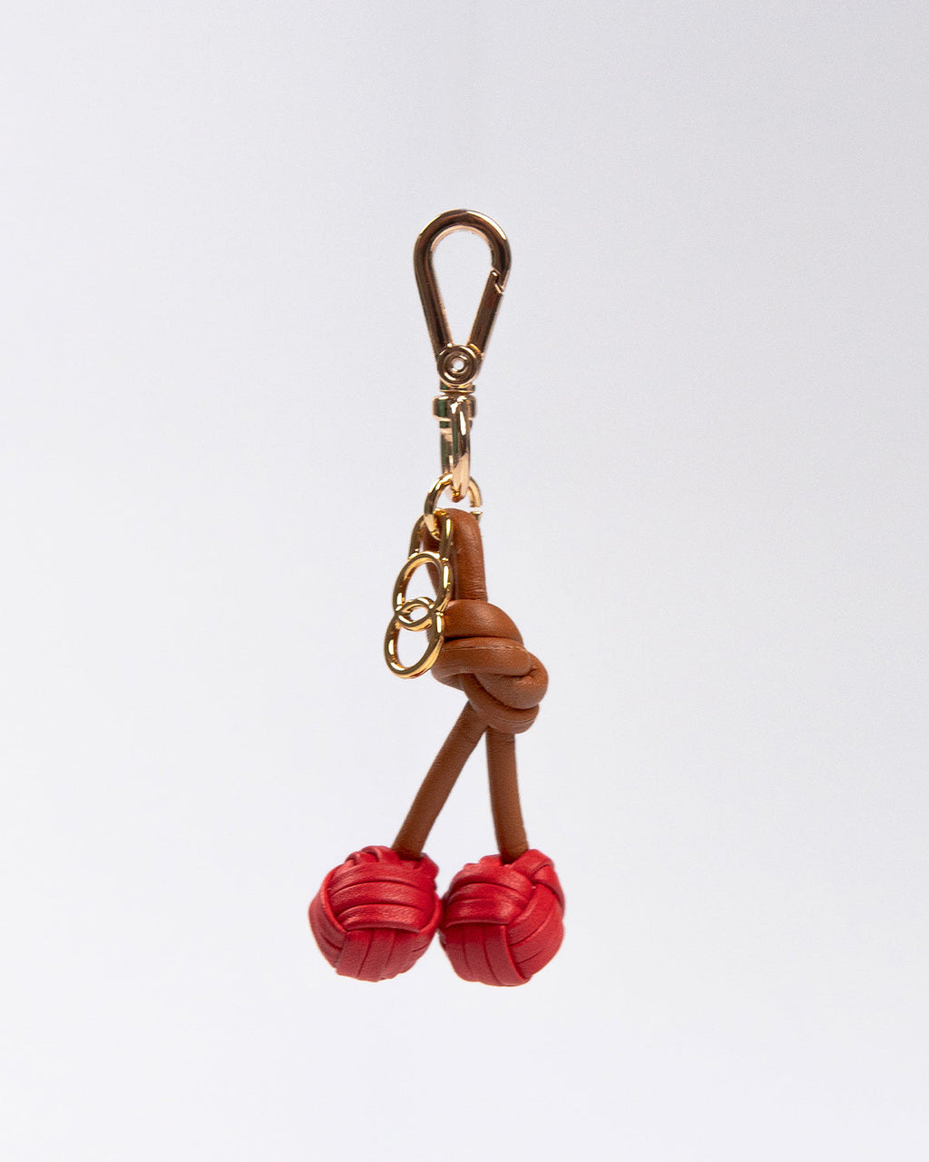 Chaveiro Couro Cherry WOOW