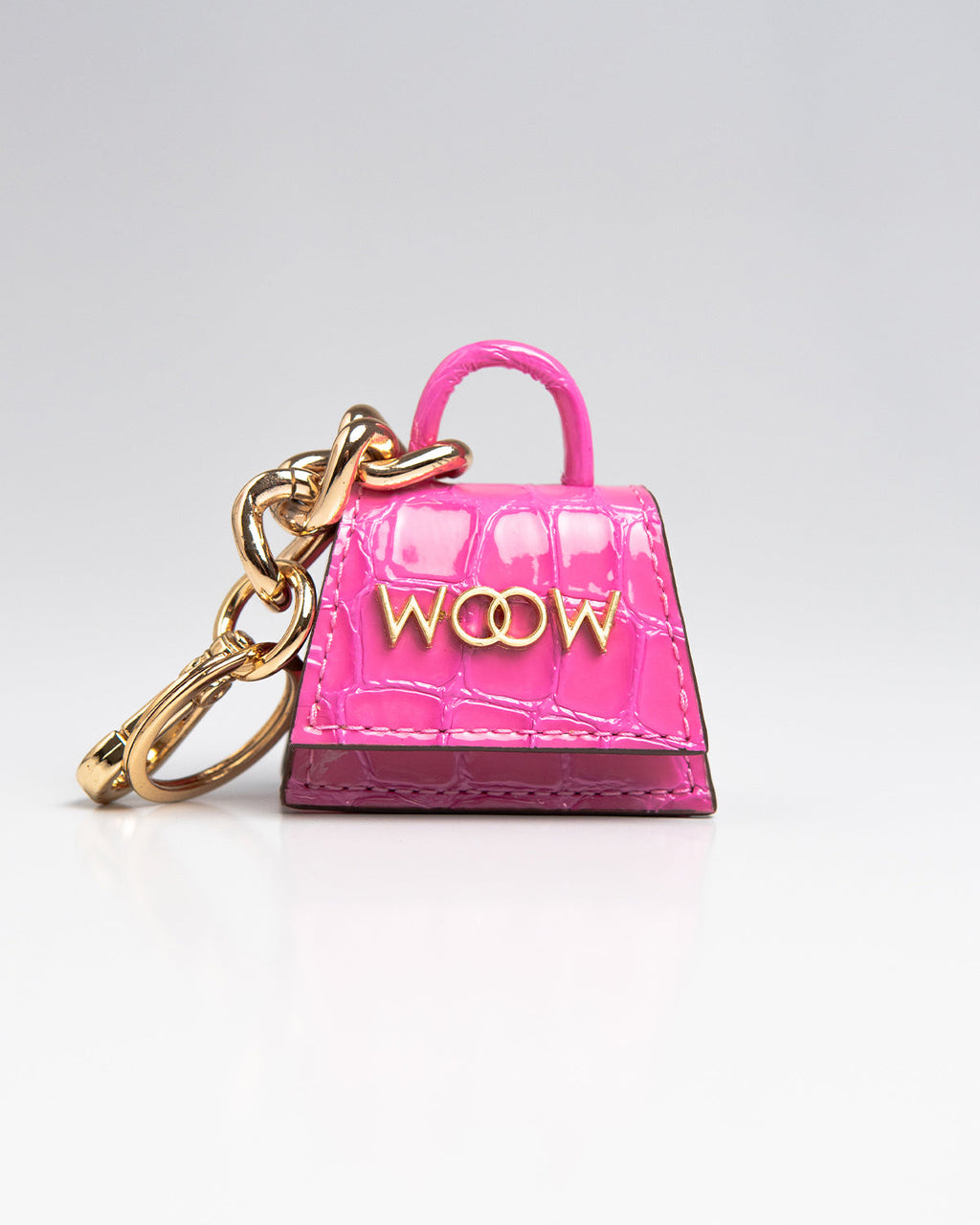 Chaveiro Mini Paty Rosa Pink WOOW