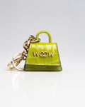 Chaveiro Mini Paty Verde Folha WOOW