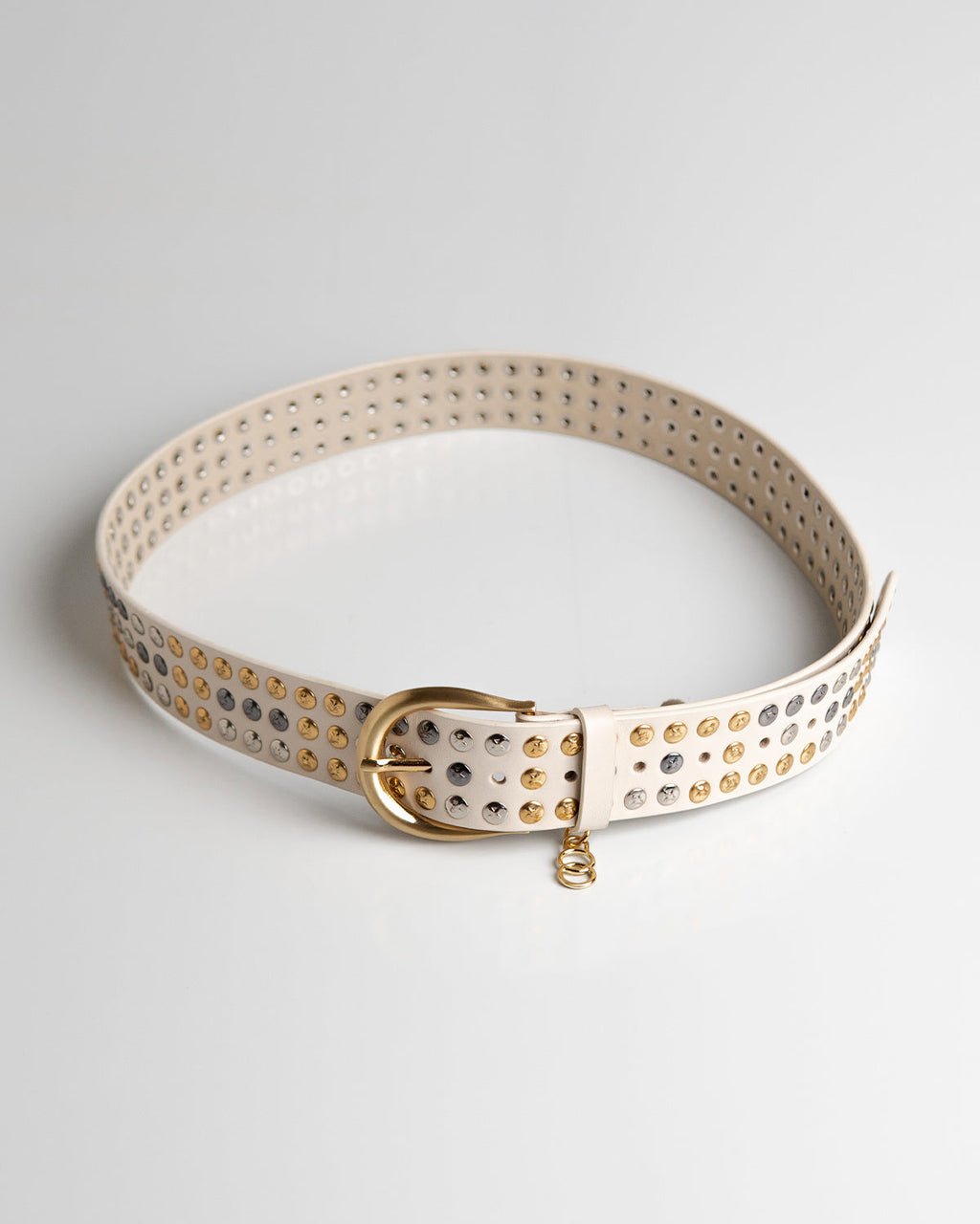 Cinto Betina Couro Off White WOOW
