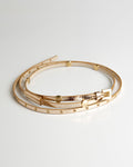 Cinto Carolina Couro Gold WOOW