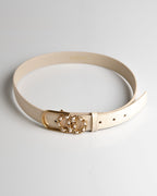 Cinto Celine Couro Off White WOOW