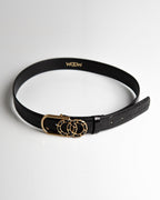 Cinto Celine Couro Preto WOOW