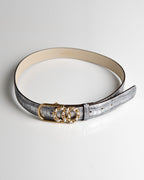 Cinto Celine Couro Silver WOOW