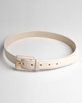 Cinto Eva Couro Off White WOOW