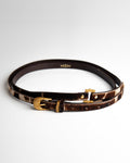 Cinto Iza Couro Animal Print WOOW