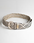 Cinto Safira Couro Off White WOOW