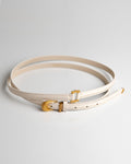 Cinto Vitoria Couro Off White WOOW