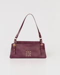 Bolsa Média Selene em Couro Grape WOOW