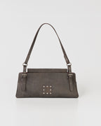 Bolsa Média Selene em Couro Grey WOOW