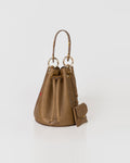 Bolsa Bucket Livia em Couro Oliva WOOW