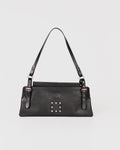 Bolsa Média Selene em Couro Preto WOOW