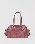 Bolsa Atena em Couro Grape WOOW