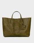 Bolsa Tote Grande Milano Couro Verde Forest WOOW