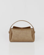 Bolsa Média Clarice em Couro Oliva WOOW