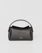 Bolsa Média Clarice em Couro Preto WOOW