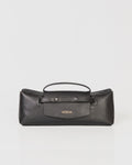 Bolsa Baguette Inez em Couro Preto WOOW
