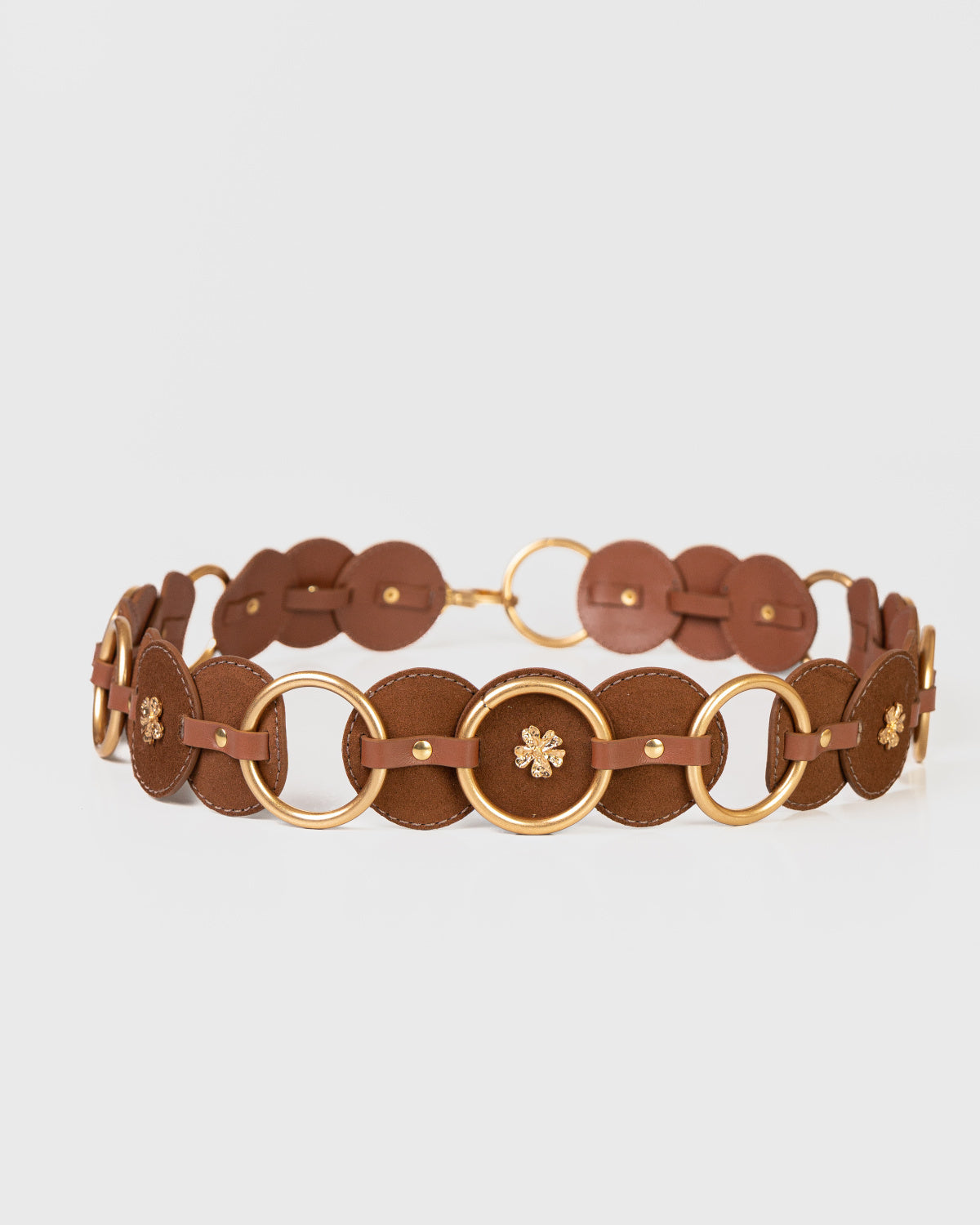 Cinto Holly em Couro Camel WOOW