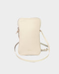 Porta Celular Clara em Couro Off White WOOW