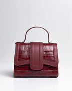 Bolsa Pequena Sophia Couro Bordô WOOW