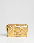 Bolsa Pequena Bella Serena Couro Gold WOOW
