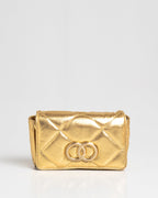 Bolsa Pequena Bella Serena Couro Gold WOOW