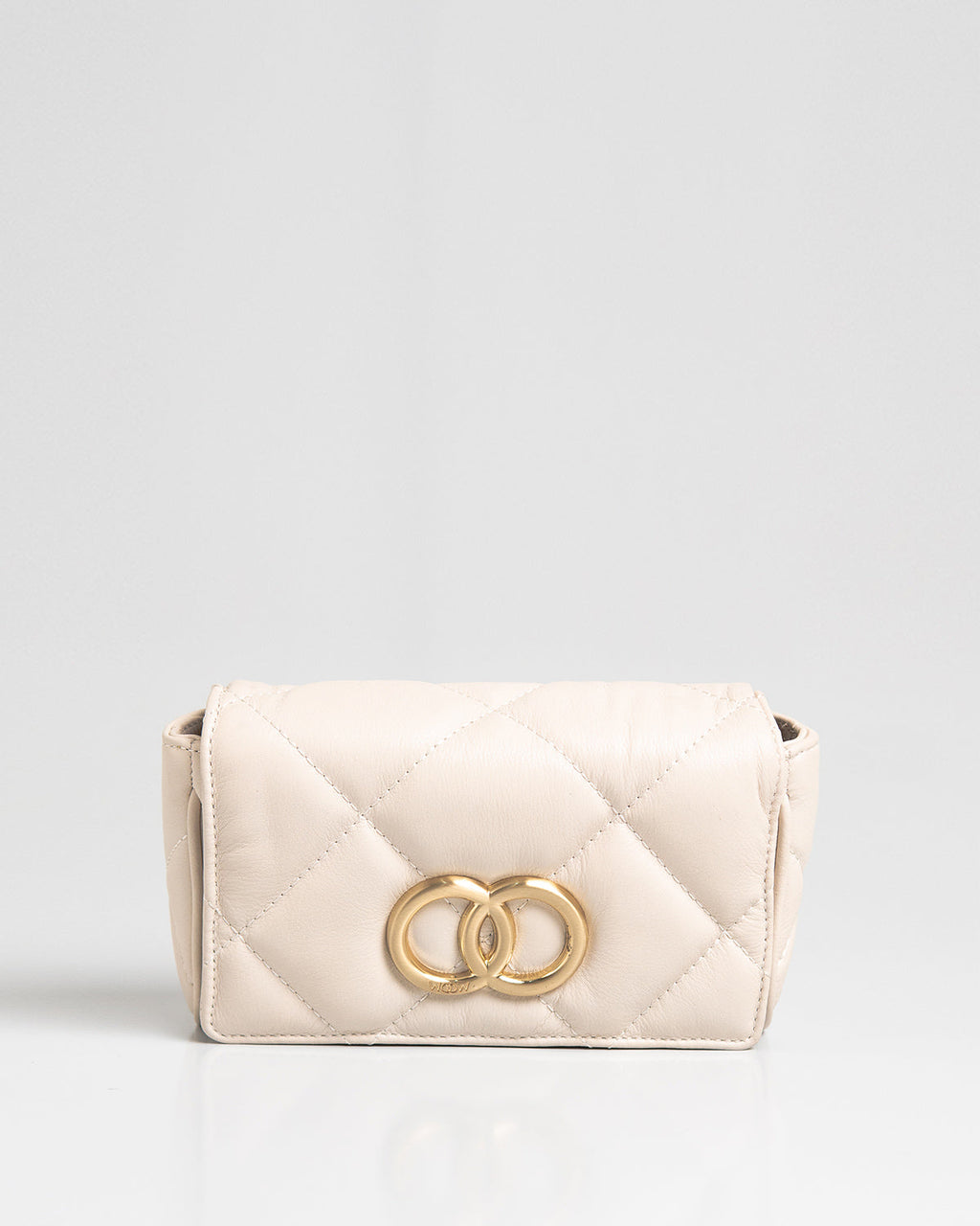 Bolsa Pequena Bella Serena Couro Off White WOOW