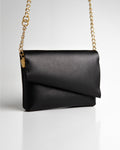 Bolsa Pequena Aya Couro Preto WOOW
