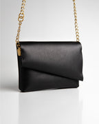 Bolsa Pequena Aya Couro Preto WOOW