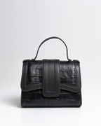 Bolsa Pequena Sophia Couro Preto WOOW