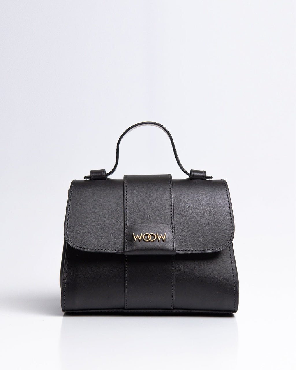 Bolsa Pequena Aurora Couro Preto WOOW