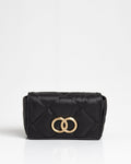 Bolsa Pequena Bella Serena Couro Preto WOOW