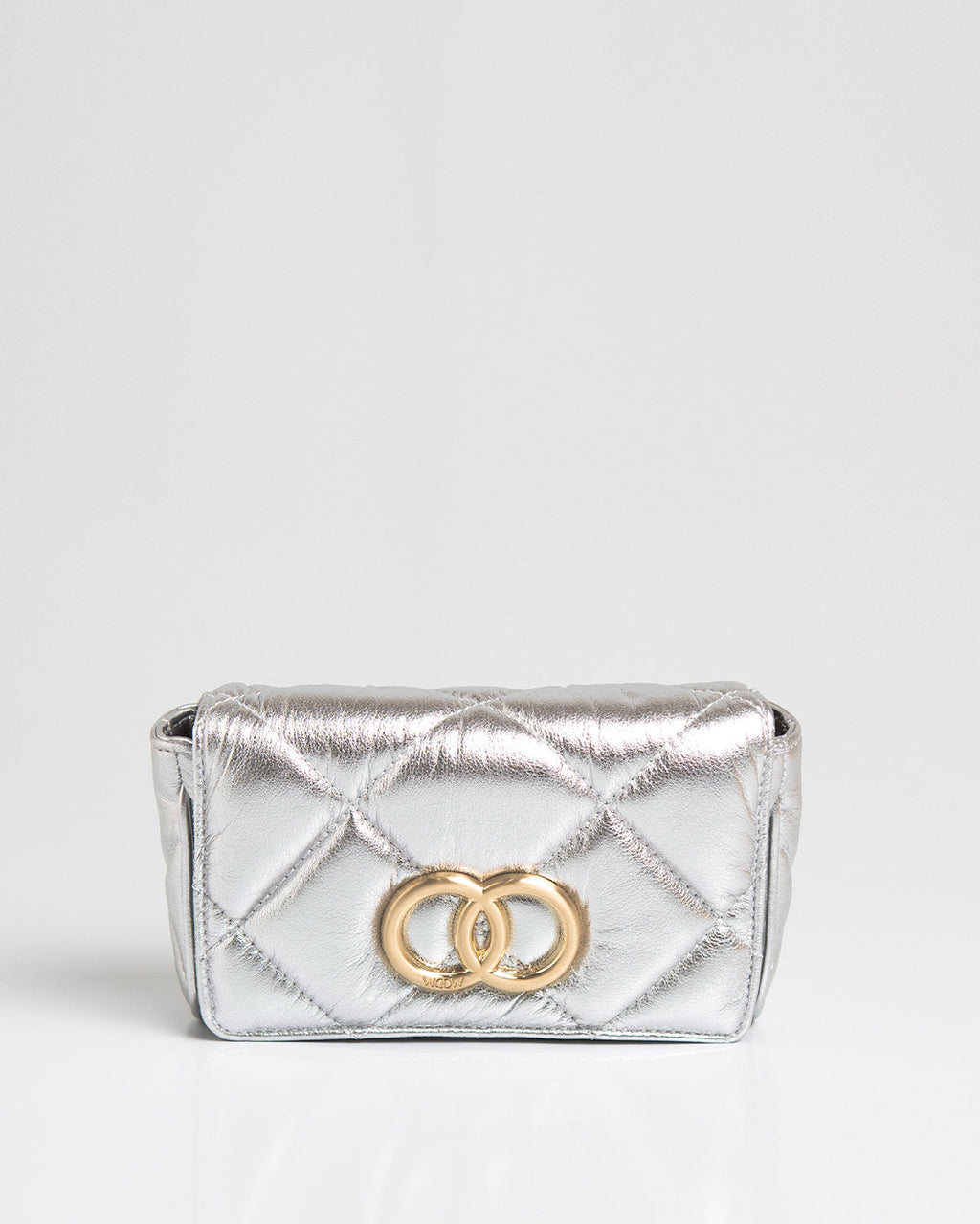 Bolsa Pequena Bella Serena Couro Silver WOOW