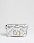 Bolsa Pequena Bella Serena Couro Silver WOOW