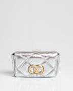 Bolsa Pequena Bella Serena Couro Silver WOOW