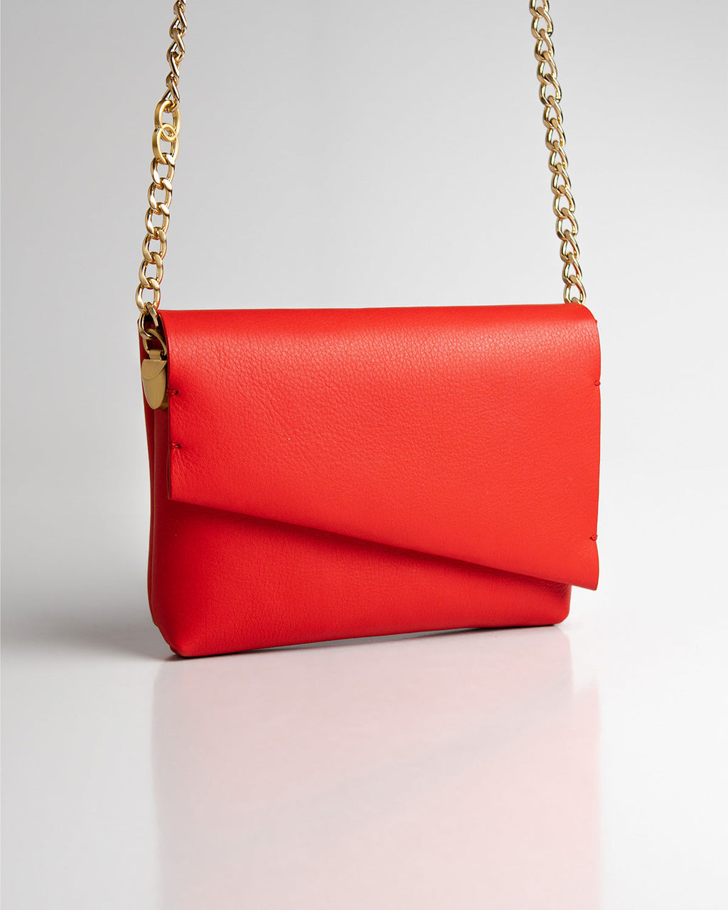 Bolsa Pequena Aya Couro Vermelho WOOW