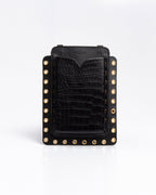 Porta Celular Ina Couro Preto WOOW