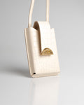 Porta Celular Luiza Couro Off White WOOW