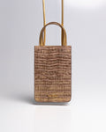 Porta Celular Luna Couro Gold WOOW
