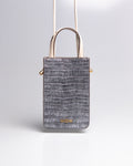 Porta Celular Luna Couro Silver WOOW