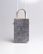 Porta Celular Luna Couro Silver WOOW