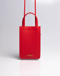 Porta Celular Luna Couro Vermelho WOOW