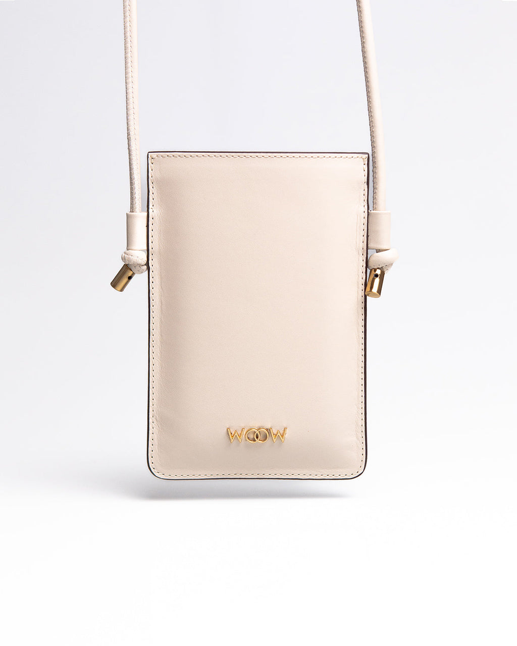Porta Celular Marina Couro Off White WOOW