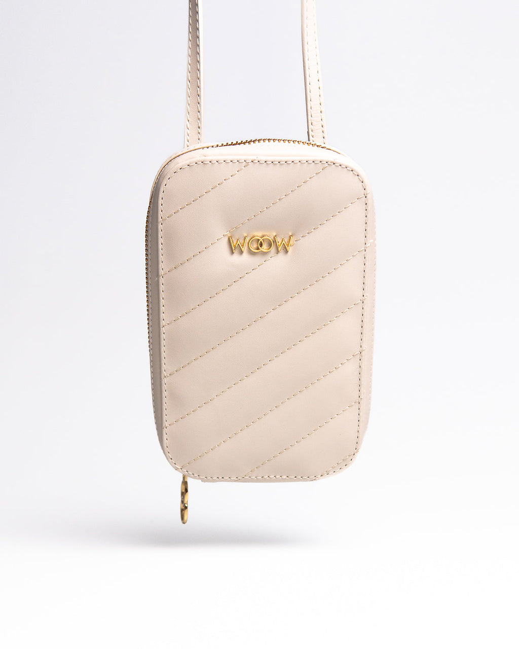 Porta Celular Stella Couro Off White WOOW