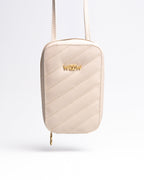 Porta Celular Stella Couro Off White WOOW