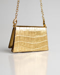 Bolsa Micro Camila com Cinto Couro Gold WOOW